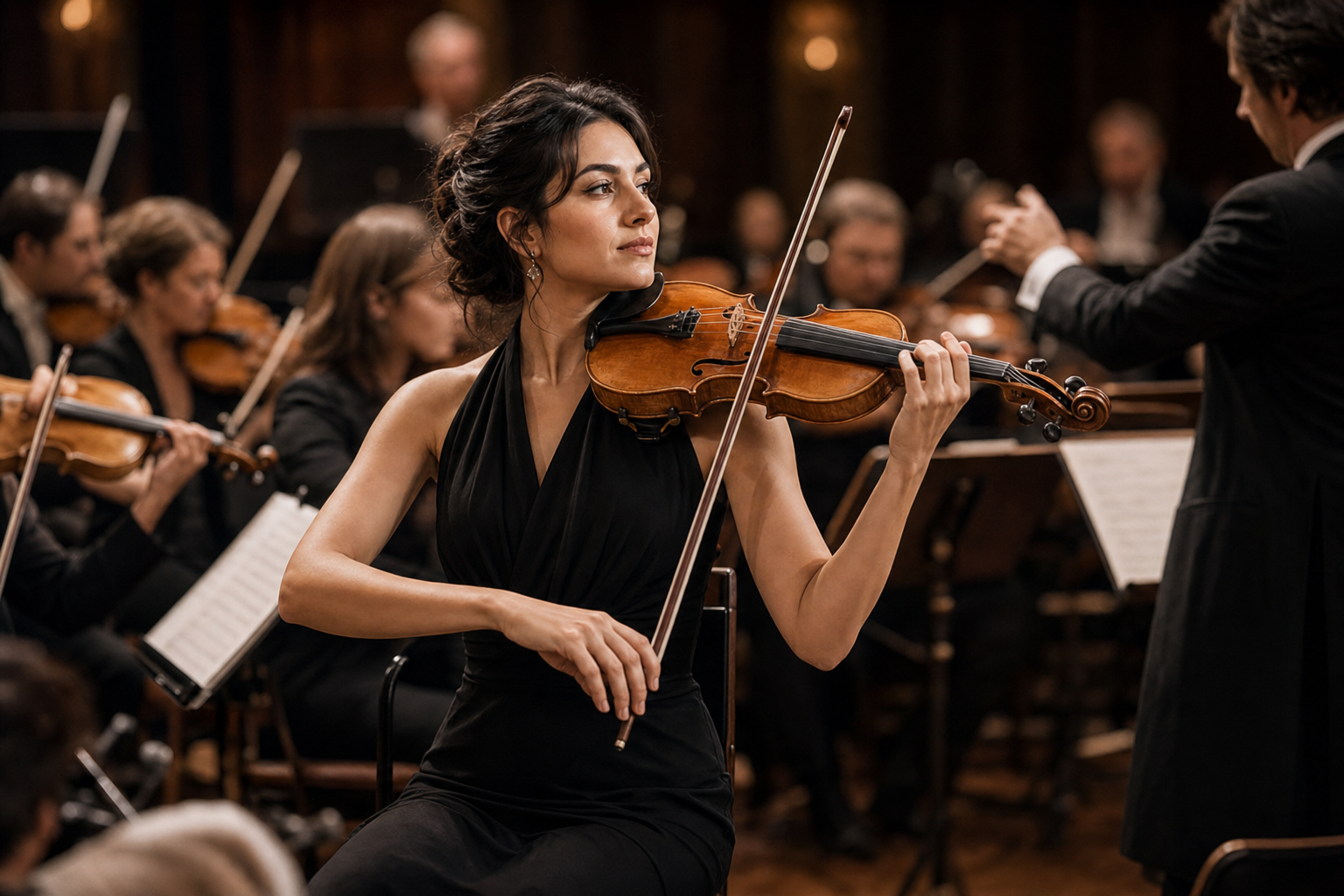 Léonie Hart performing Ravel's Tzigane