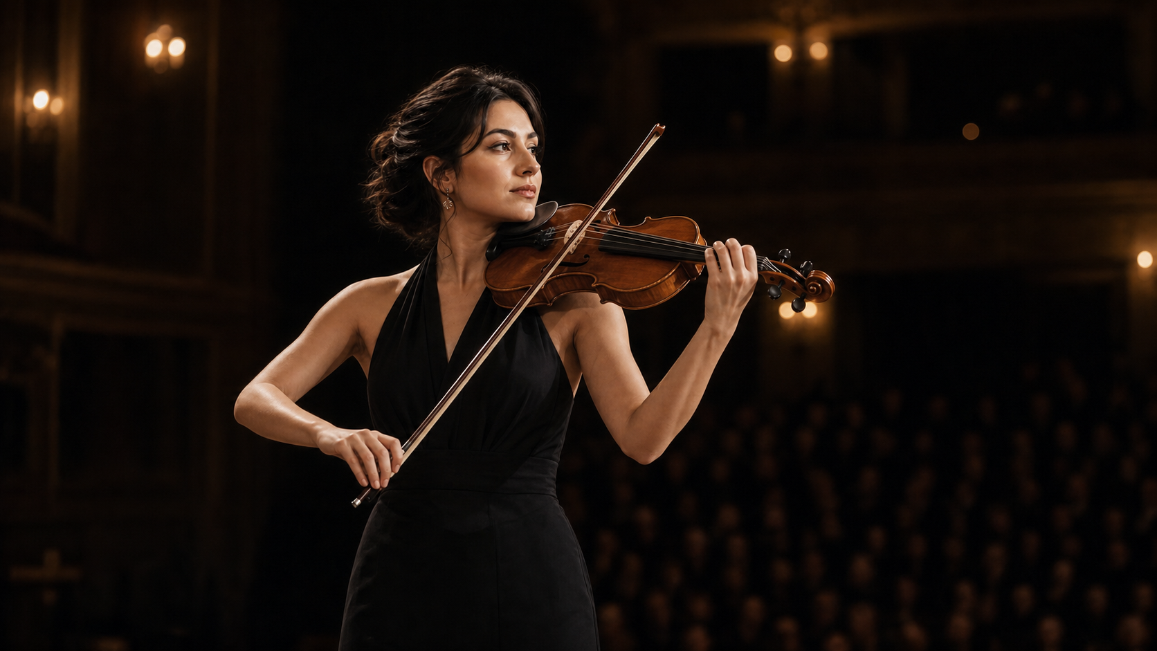 Léonie Hart performing Sibelius Violin Concerto